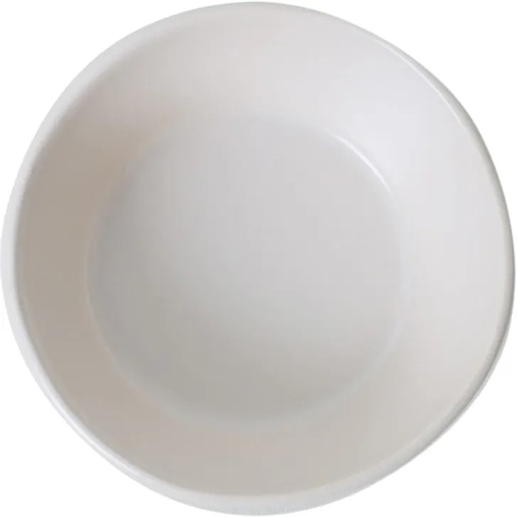 Set de 6 boluri din ceramică Facetta 12 cm, crem
