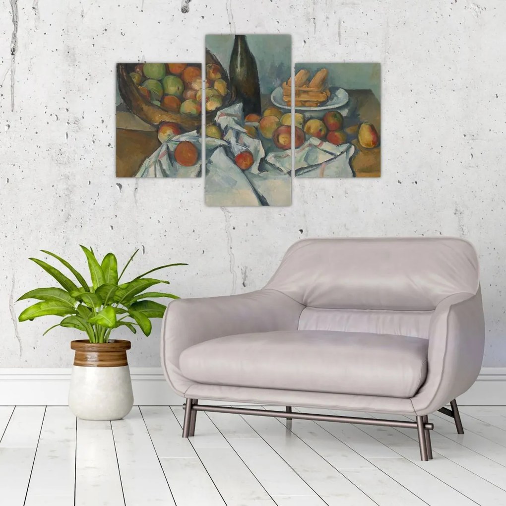 Tablou - Paul Cezanne, The Basket of Apples, reproducere (90x60 cm)