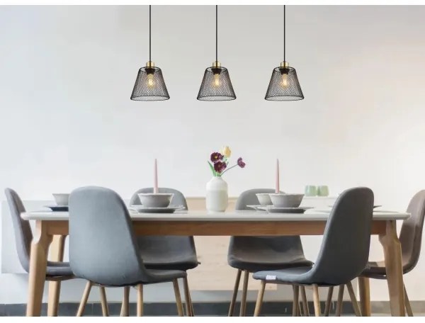 Lustră pe cablu Globo 15646-3H BAKU 3xE27/40W/230V