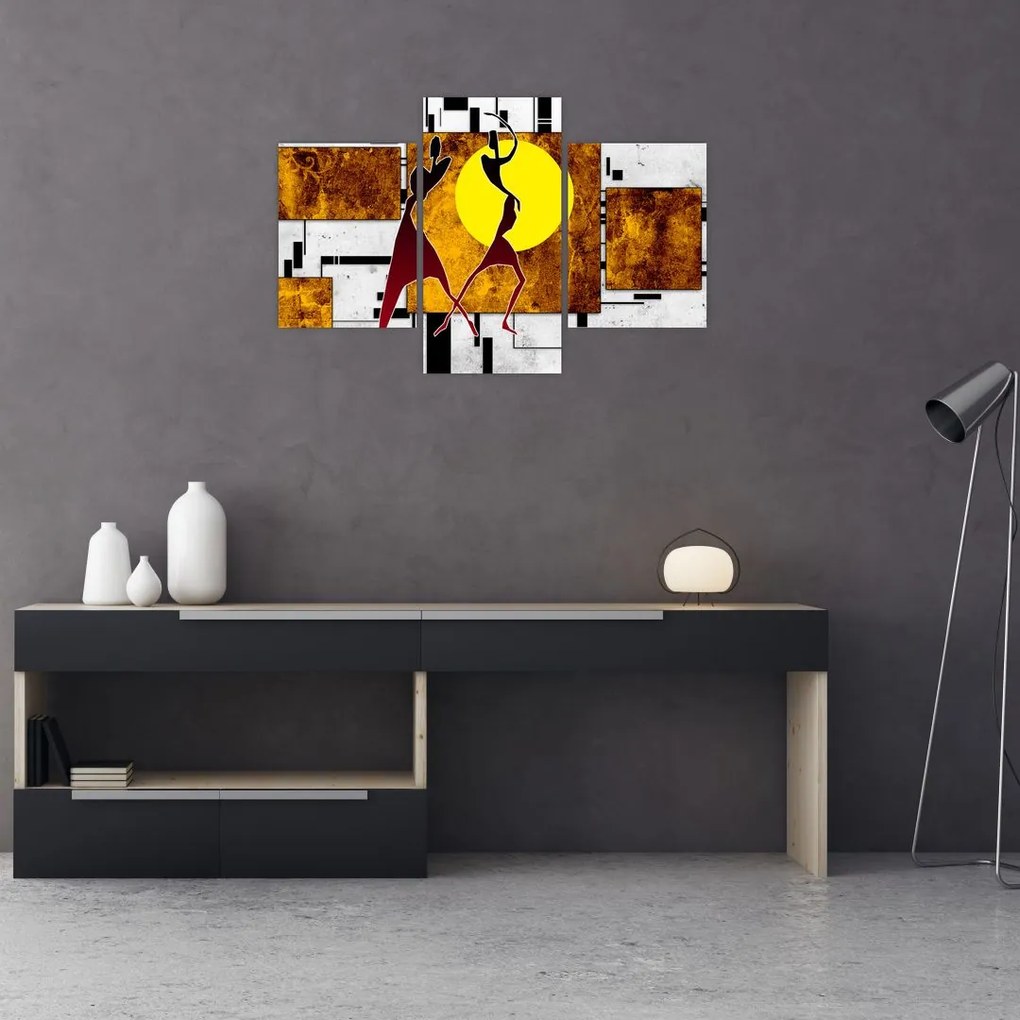 Tablou cu pictură epochală străveche (90x60 cm)