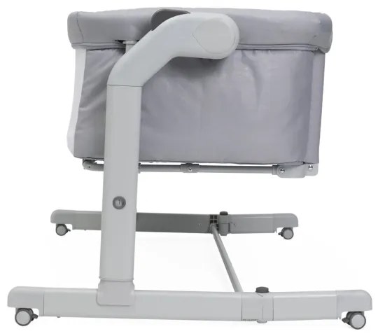 Pătuț pentru bebeluși Chicco 2v1 NEXT2ME MAGIC EVO gri deschis