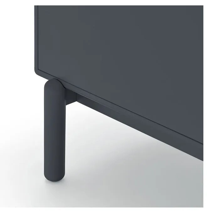 Comodă joasă gri închis 137x76 cm Corvo - Teulat