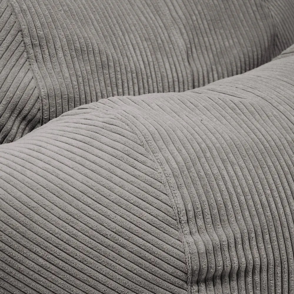 Fotoliu bean bag mov cu tapițerie din catifea reiată Roll 105 – SLOWDOWN