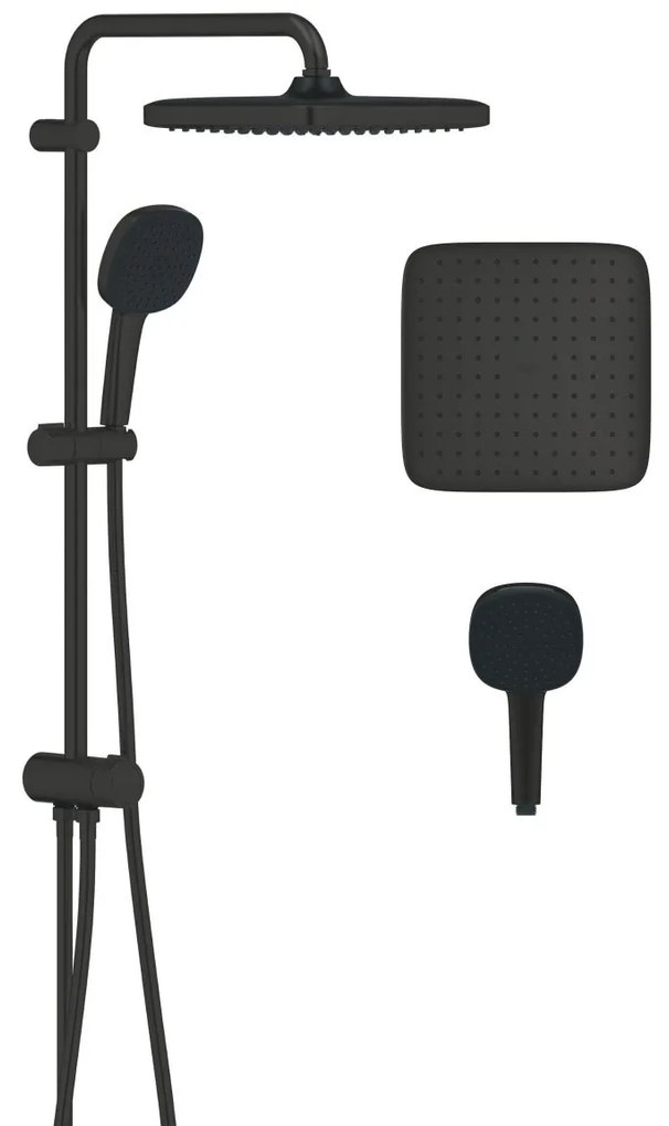 Grohe Vitalio Comfort set de dus perete da negru 266982431