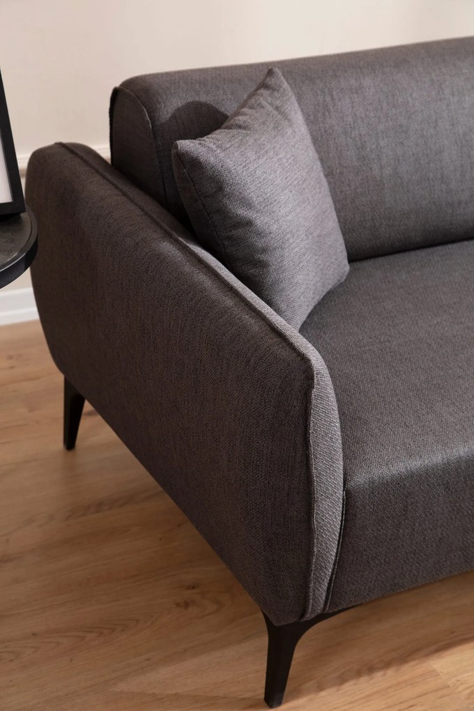 Canapea de colț Belissimo Right - Dark Grey