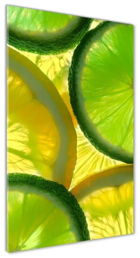 Tablou sticlă Lime si lamaie