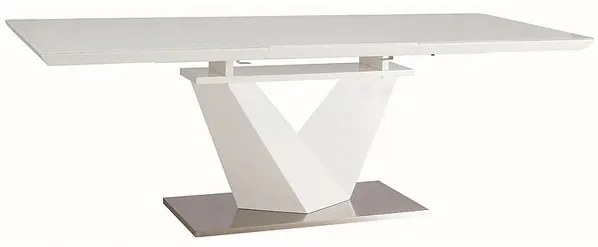 Masa de bucaterie Alaras III 160 × 90 cm, alba