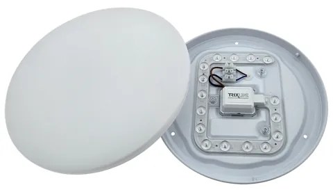 Plafonieră LED LENA cu senzor de mișcare, 12W/230V, Ø 25,7 cm, albă