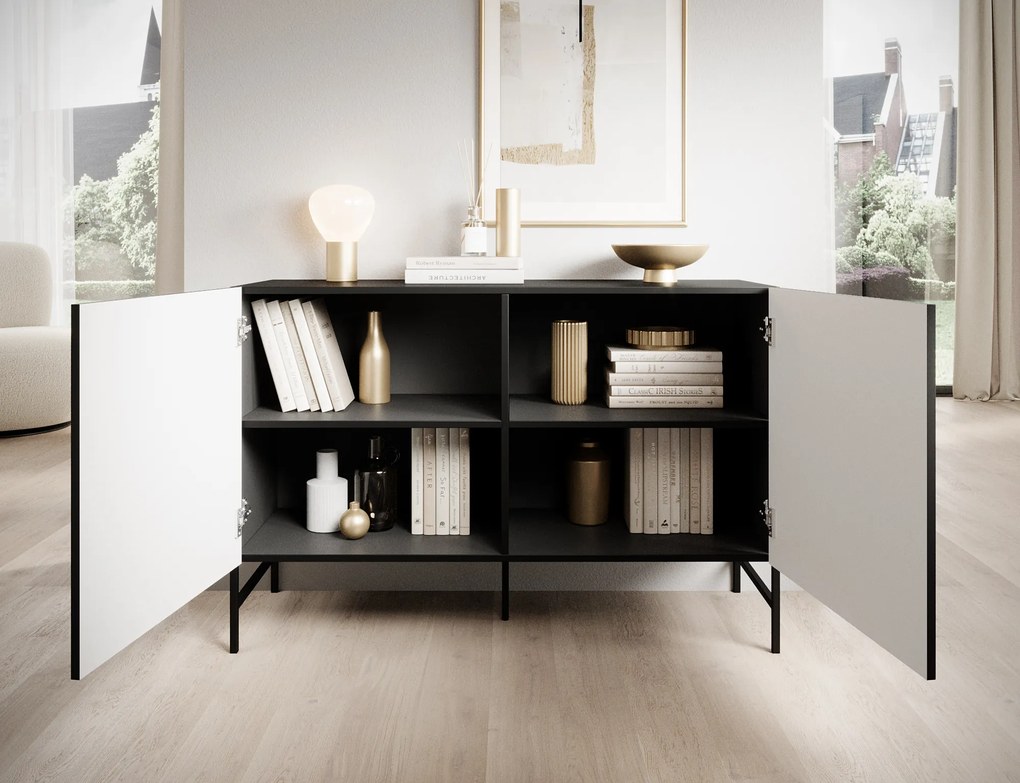 Comoda RAFTT 120x80cm, neagra