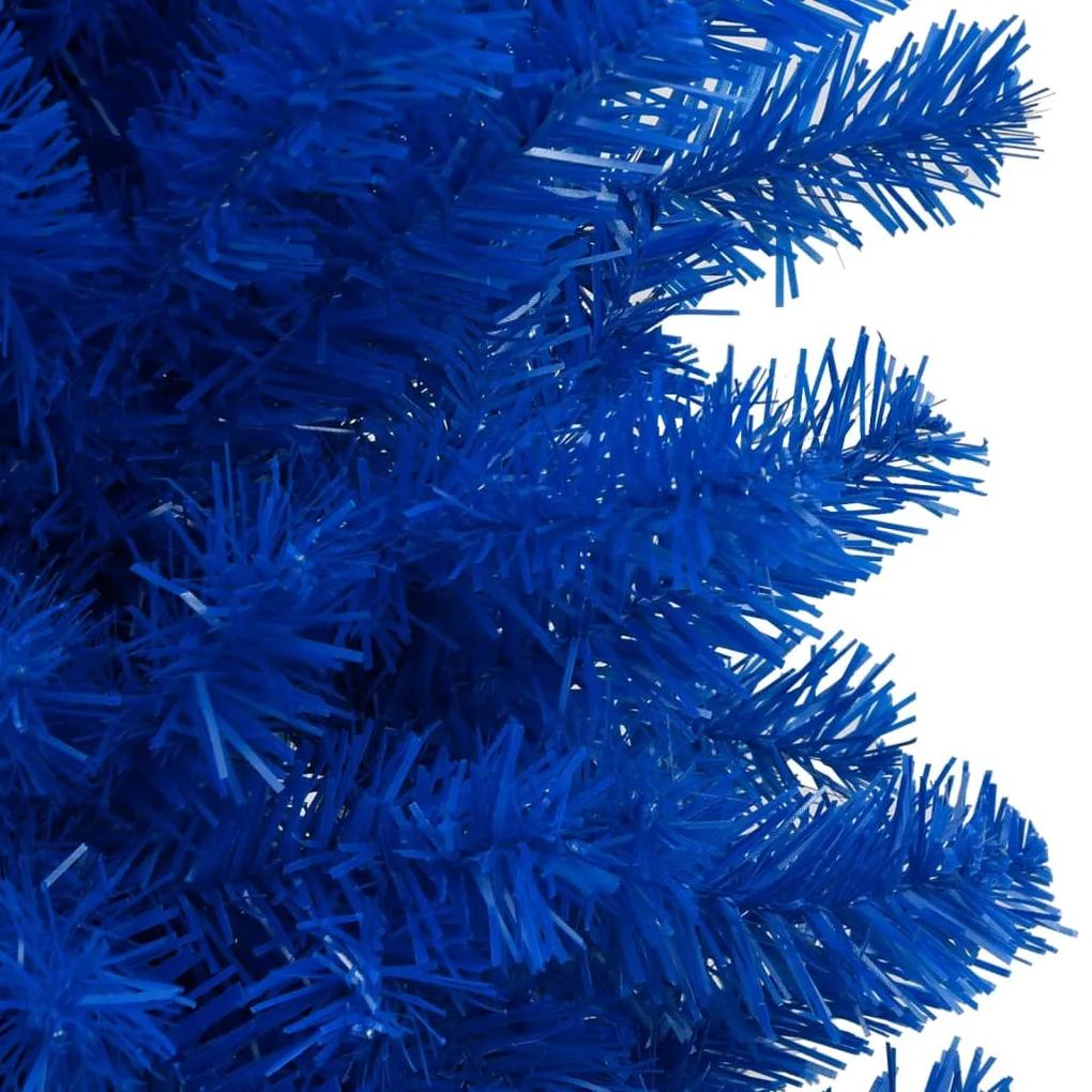 Set pom Craciun artificial LED-urigloburi albastru 240cm PVC 1, blue and rose, 240 cm