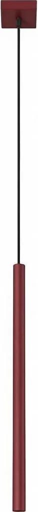 Sollux SL.2121 - Pendul pe cablu PASTELO 1xG9/8W/230V roșu