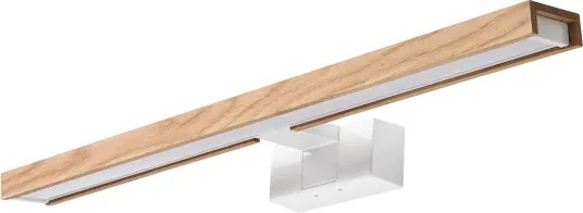 Brilagi - Iluminare LED 3 în 1 pentru oglindă de baie WOODY MIRROR LED/12W/230V IP44 alb/stejar