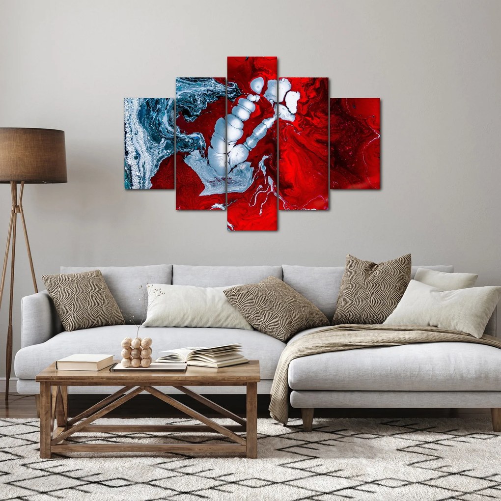 Tablou cu pete abstarcte (150x105 cm)
