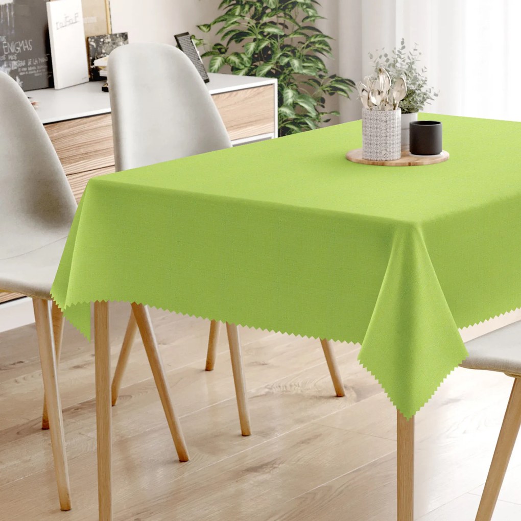 Goldea față de masă teflonată - verde 120 x 120 cm