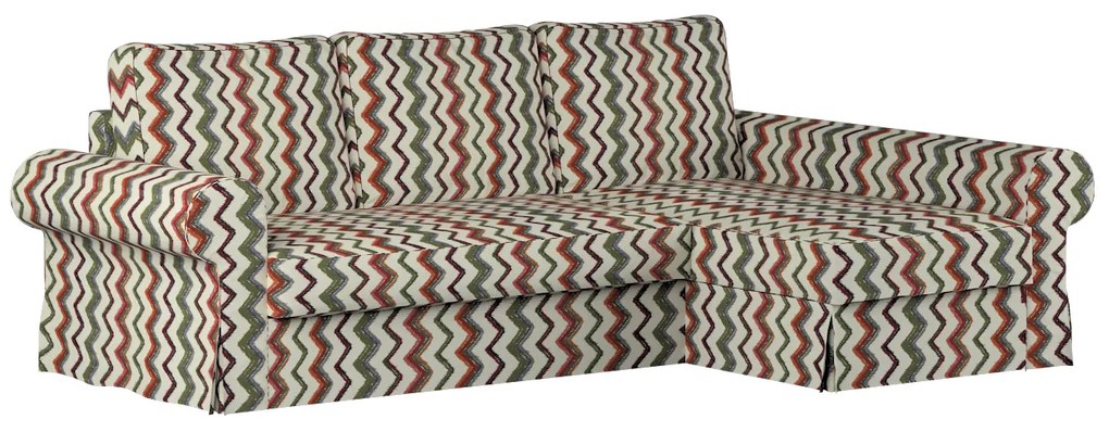 Husa canapea extensibila cu sezlong Backabro