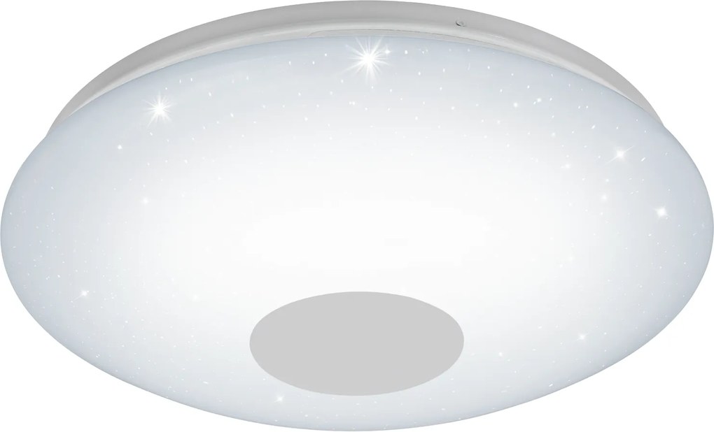 Aplica LED Eglo Voltago 2 30W, telecomanda, d60cm, alb