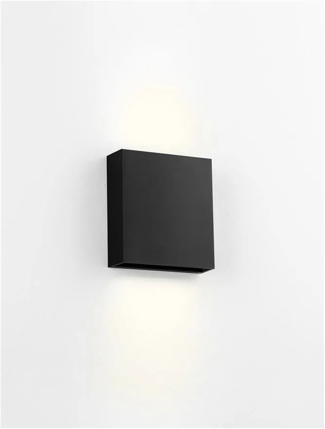 Aplica LED iluminat exterior ambiental IP65 WAY II negru