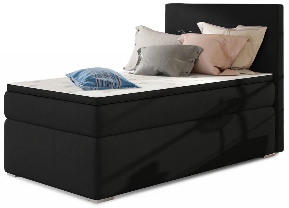 Pat boxspring Rocco pe dreapta 90x200 cm Sawana 14