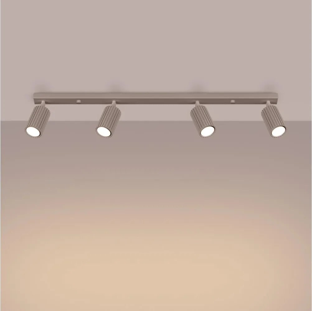 Brilagi - Spot LED CRESTO 4 x GU10, 10 W, 230 V, taupe