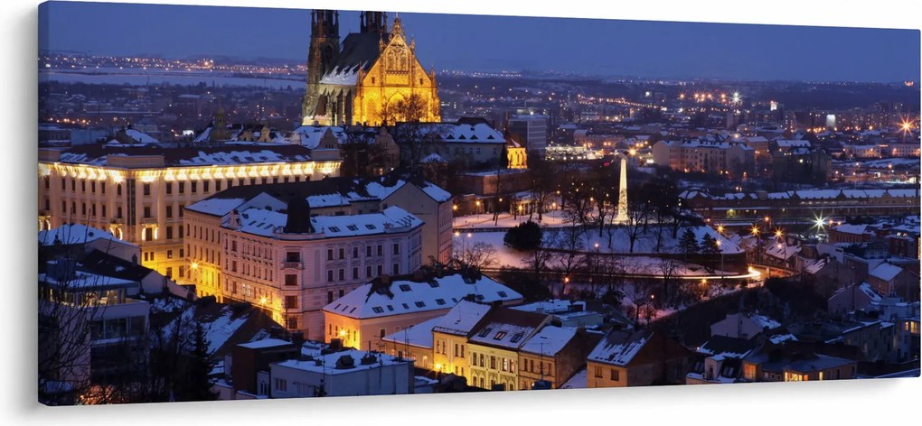 Tablou - Catedrala Sf. Peter și Paul, Brno, Republica Cehă (120x50 cm)