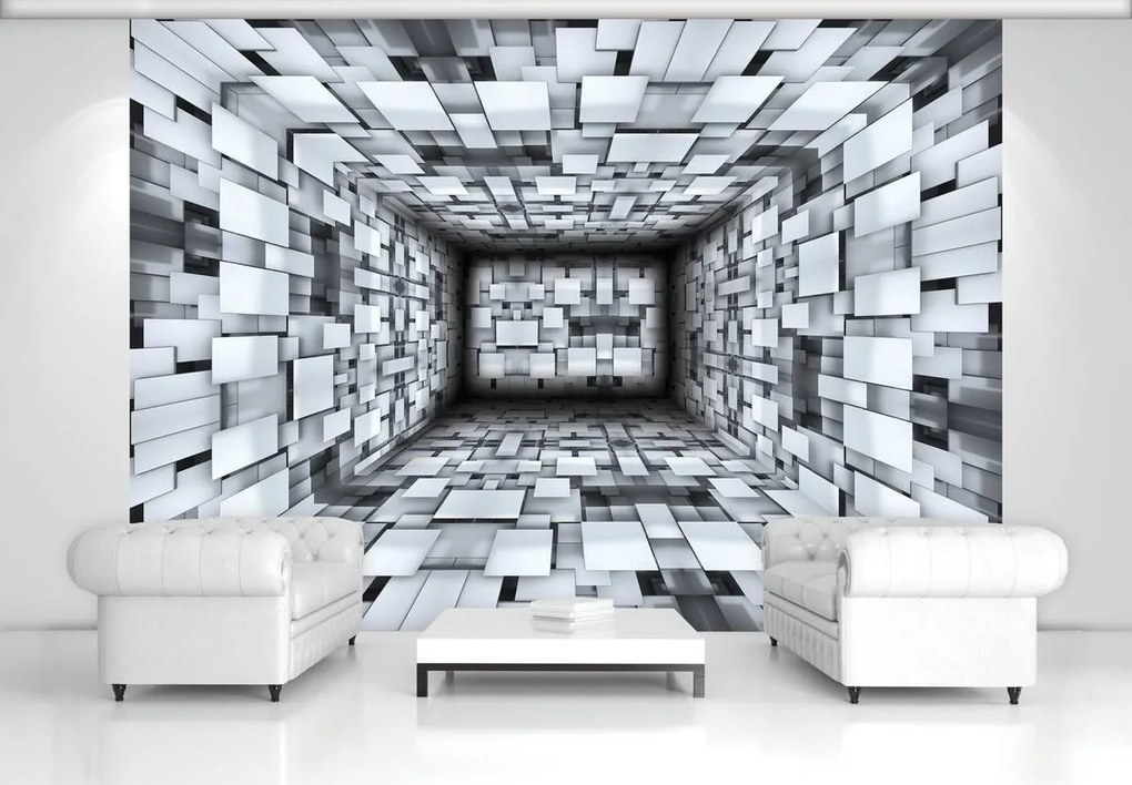 Fototapet - Coridor 3D (254x184 cm)