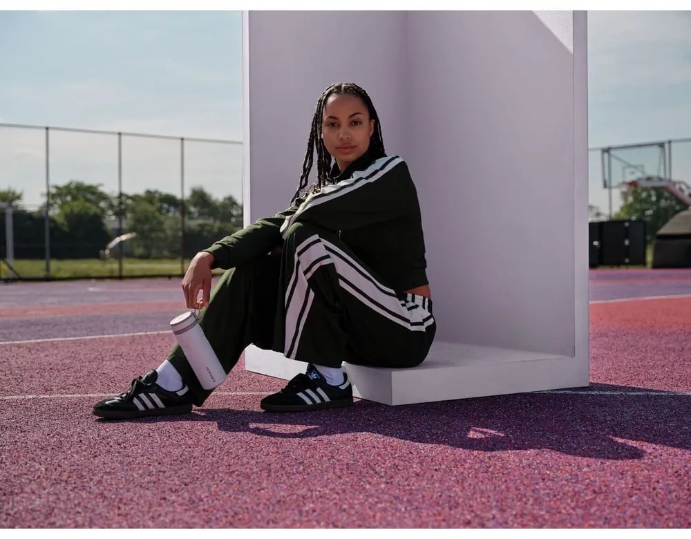 Termos alb din oțel inoxidabil 470 ml IceFlow™ Bottle Twist Flip Frost – Stanley