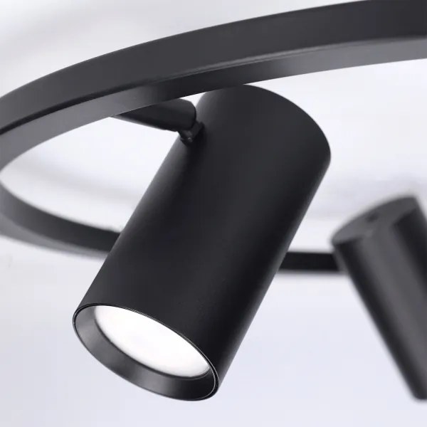 BRILAGI - Lustru suspendat pe cablu SELE 4xGU10/30W/230V negru