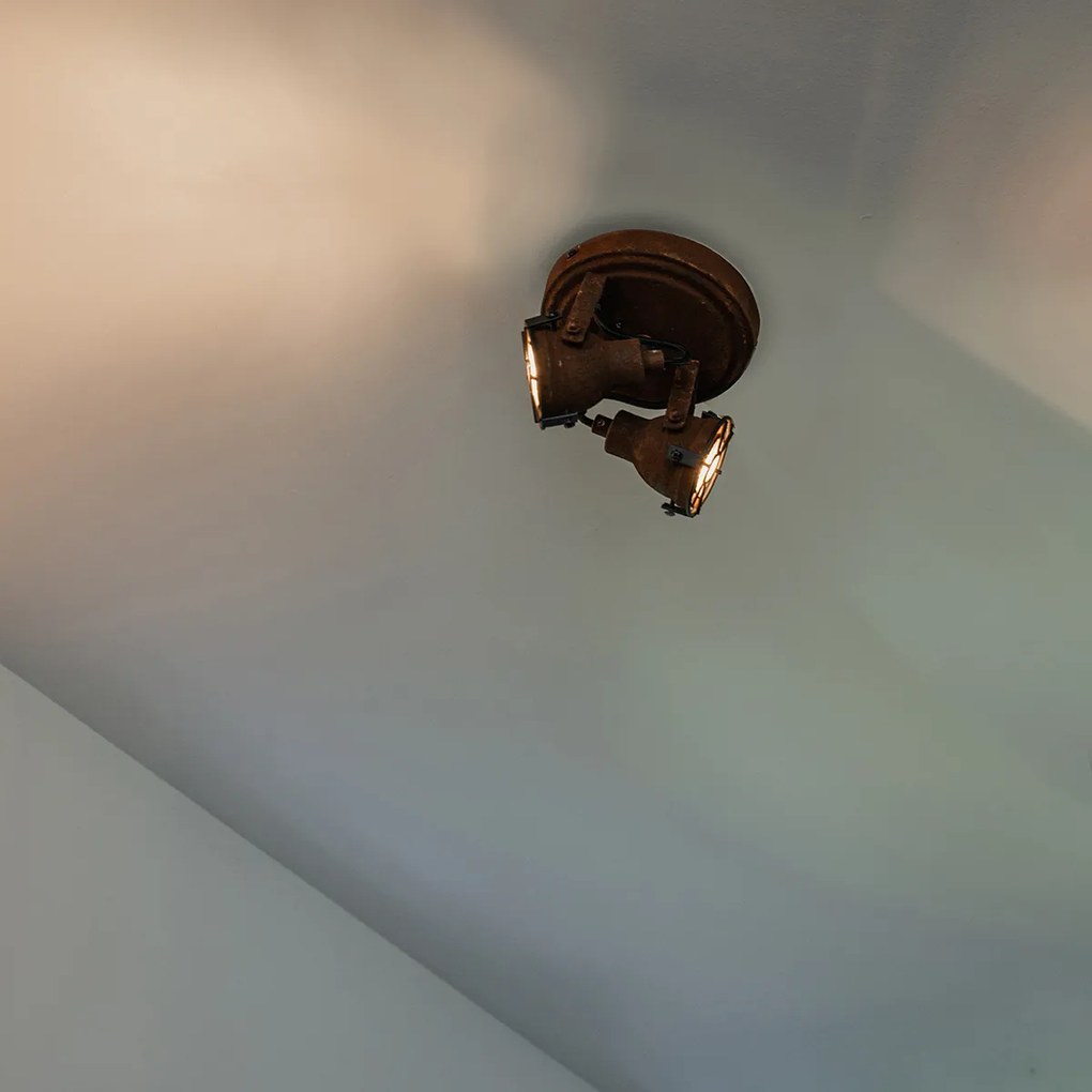 Spotlight industrial ruginit 2 lumini - Sorra