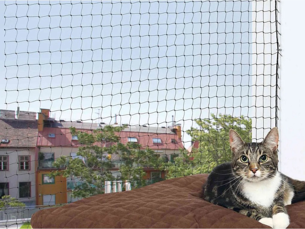 Plasă de siguranță Trixie Negru 2 x 1,5 m