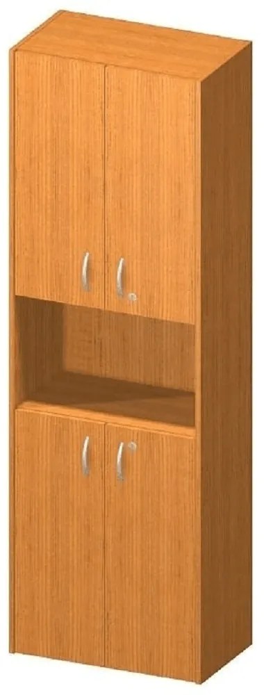 Dulap cu 4 uşi şi 1 nişă, cireş, TEMPO ASISTENT NEW 003