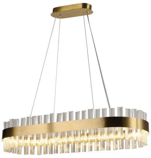 Lustră LED de cristal dimabilă pe cablu LED/45W/230V + telecomandă