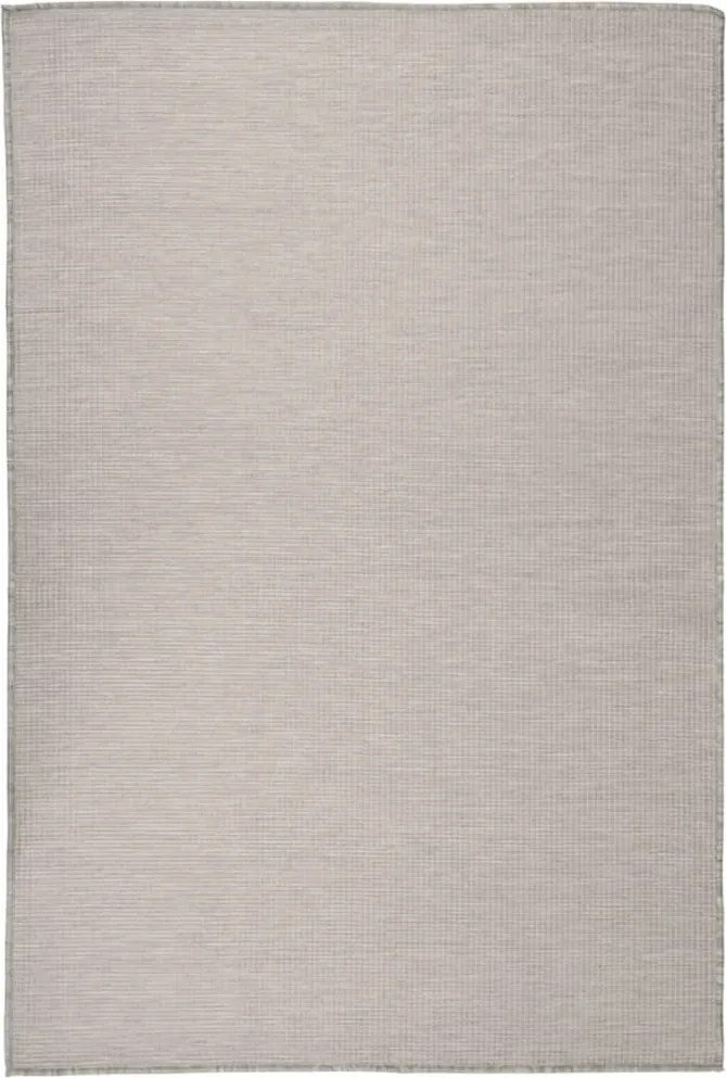 vidaXL Covor de exterior, gri deschis, 120x170 cm, țesătură plată