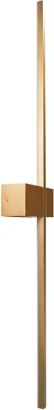 Aplica LED de perete AISHA LED/12W/230V 4000K 80 cm auriu
