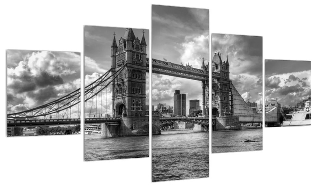 Tablou cu Londra -Tower Bridge (125x70 cm), în 40 de alte dimensiuni noi