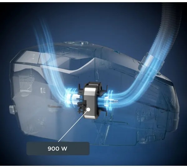 Rowenta - Aspirator cu sac GREEN FORCE MAX ECO TOTAL CLASSIC 900W/230V negru