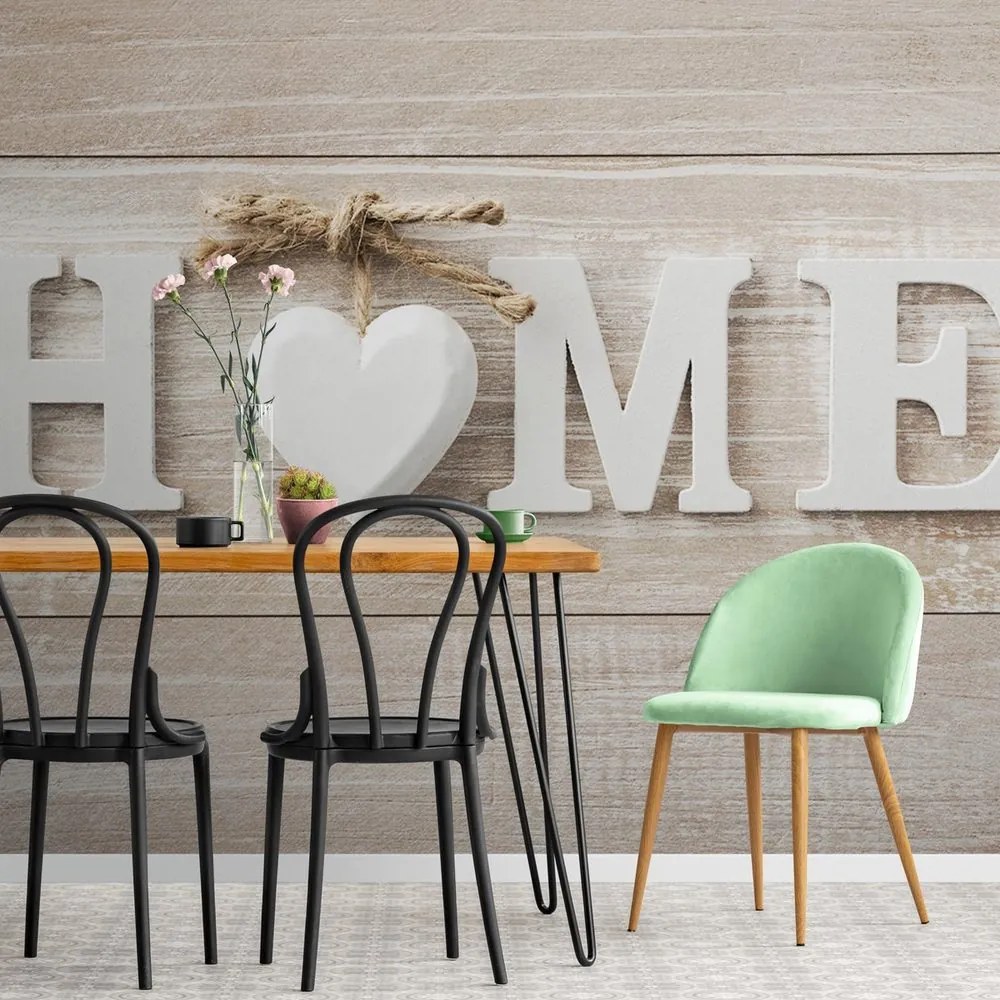 Tapet cu inscripția Home în design vintage