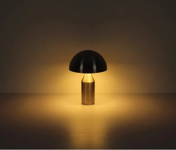 Globo 21030N - Lampă de masă ATOMA 2xE27/40W/230V crom mat
