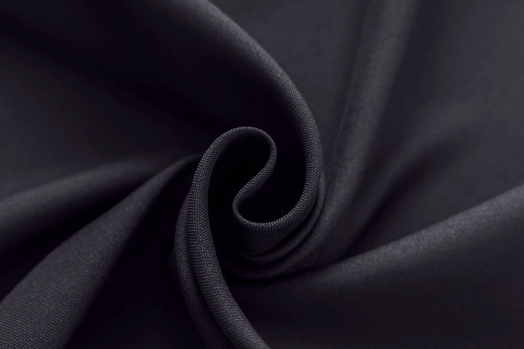 Draperie gri inchis OXFORD 140x250 cm Agatat: Inele metalice