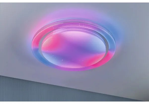 Plafonieră dimabilă LED RGBW/38,5W RAINBOW 230V Paulmann 70547 + telecomandă