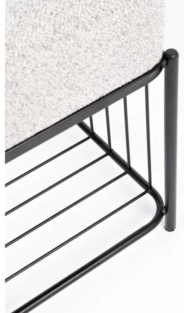 Taburet gri deschis Milou – White Label