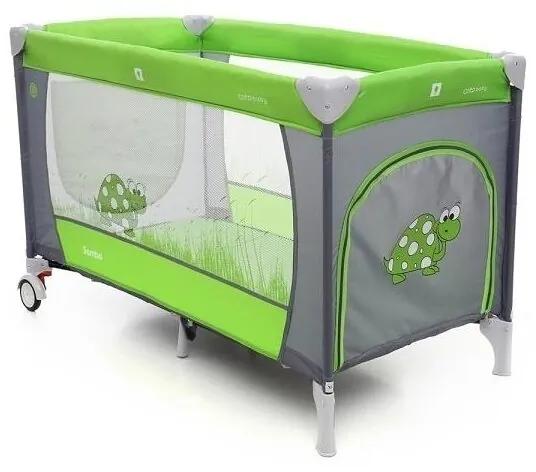 Coto Baby - Patut pliant cu doua nivele Samba Plus, 120x60 cm, Verde