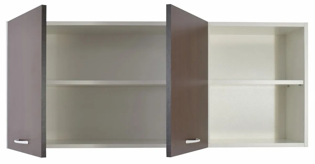 Set Bucatarie Ara, Wenge/Alb, L 120 cm