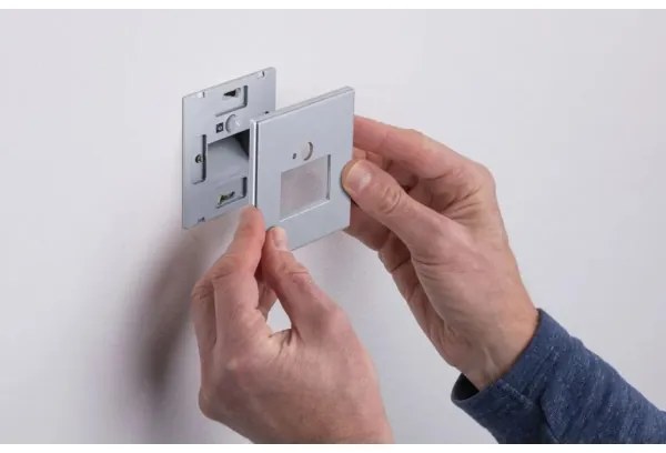 Corp de iluminat cu senzor pentru scări Paulmann 93134 LED/1,2W EDGE 230V crom