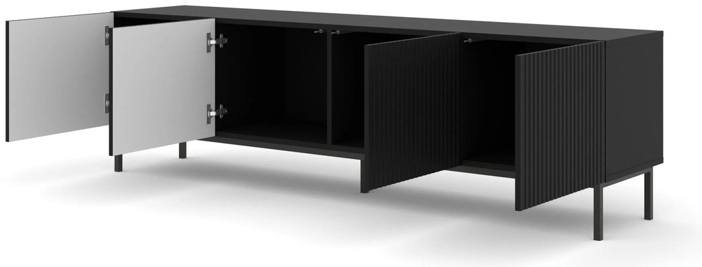 Masă TV 4D 200 Rowanna (Negru). 1125015