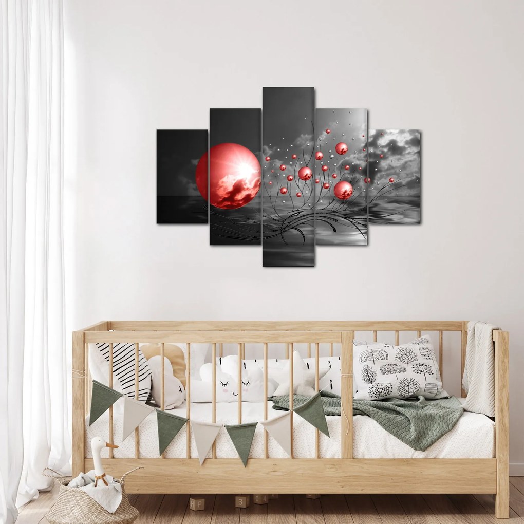Tabloul bilelor roșii (150x105 cm)