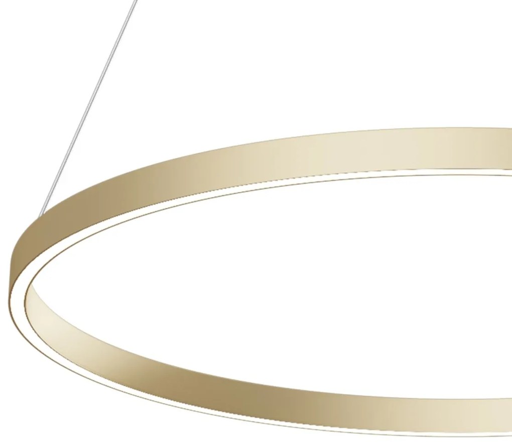 Lustra suspendata LED design tehnic, diametru:80cm, Rim alama MYMOD058PL-L42BS4K