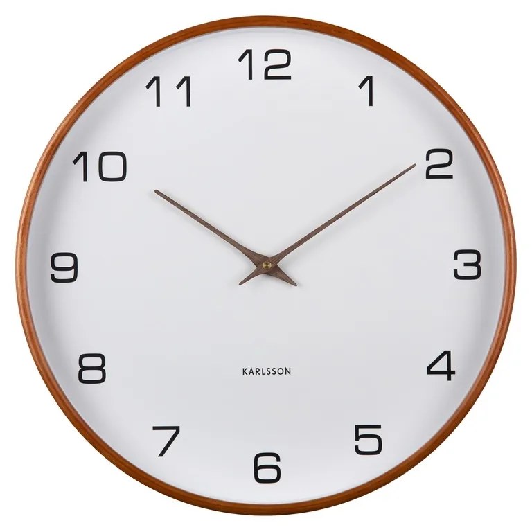 Karlsson 5993WH ceas de perete design alb,diametru 40 cm
