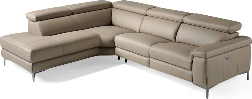 Coltar design LUX cu sezlong stanga, functia relax Serena AC-5320-L