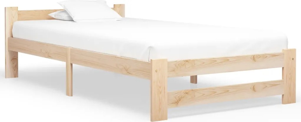 vidaXL Cadru de pat, 100 x 200 cm, lemn masiv de pin