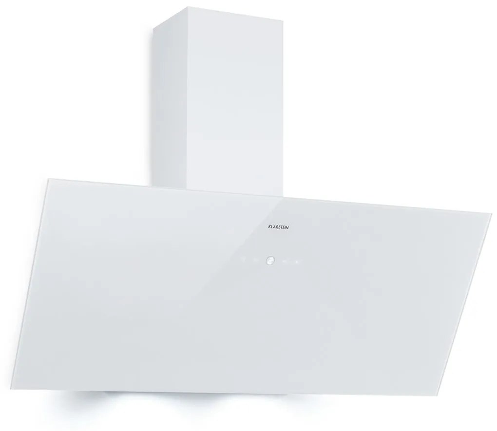 Laurel 90, hotă, 90 cm, putere de extracție 350 mm³/h, LED, ecran tactil, alb